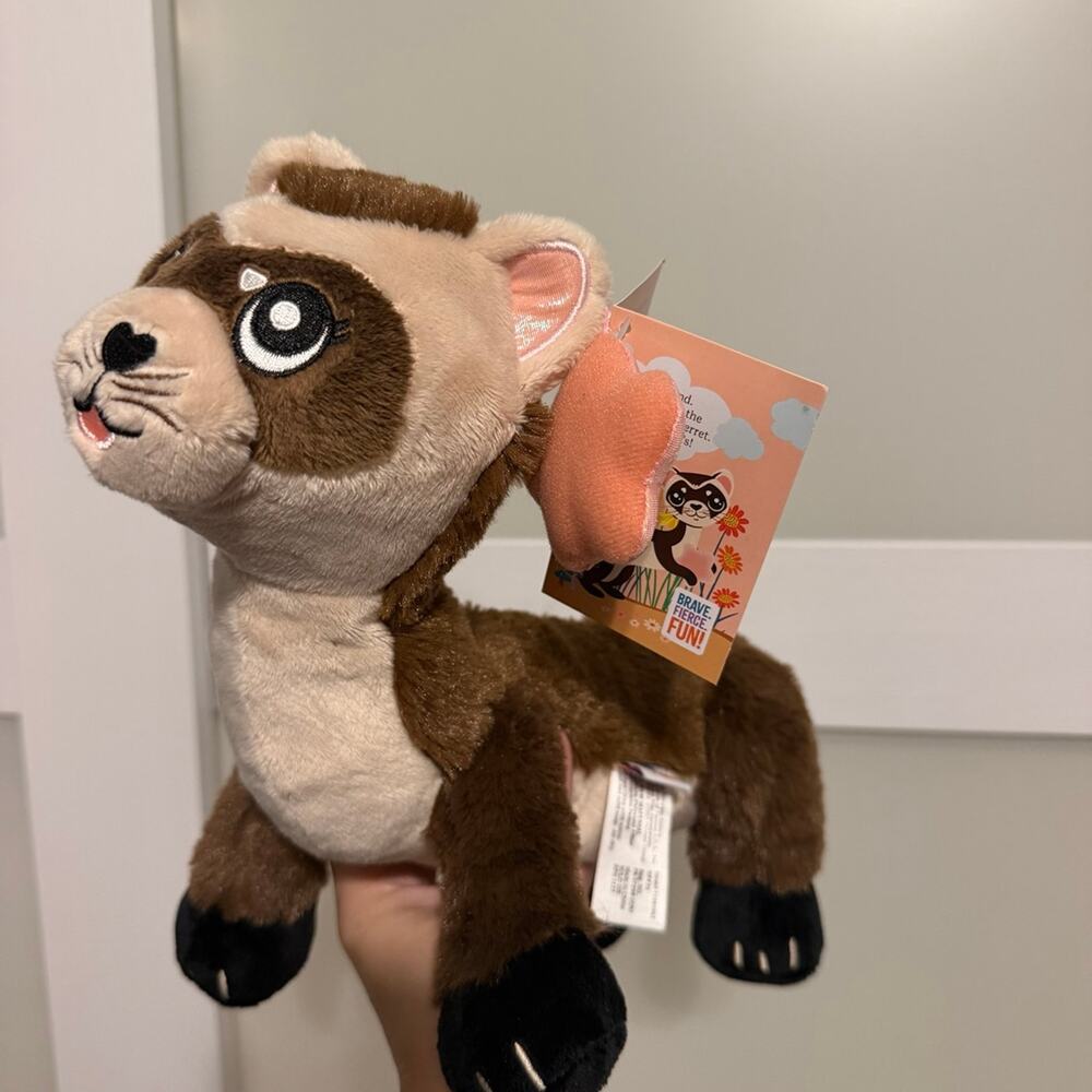 Brave Fierce Fun Shirley Black-Footed Ferret Plush